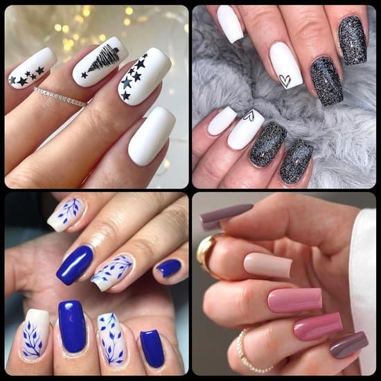 600 Square Nail Tips - Full Coverage Acrylic Tips - Medium Gel Tips for Nail Extensions - For Salon and DIY Manicure