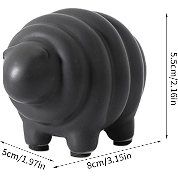 Påsklamm Figur - Miniatyr Får Figur - Modern Samlarobjekt Gårdsdjurs Prydnad för Hem, Vardagsrum, Sovrum och Kontorsinredning