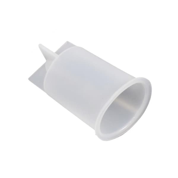 Cylinder Stearinlysform, Søjle Stearinlys Silikoneform til Stearinlysfremstilling, DIY Harpiks Håndværksform til Aromaterapi Stearinlys, Sæbe 60mm