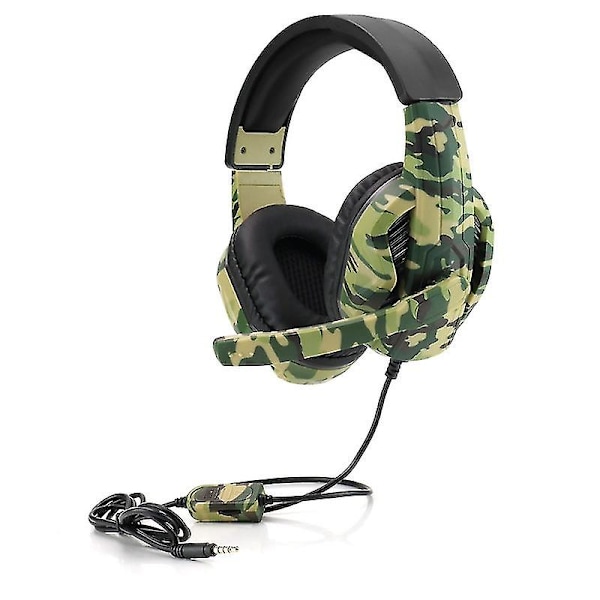 Højkvalitets LED Lys Gamer Kablet Headset Til PS4 Switch Computer PC Bas Stereo Hovedtelefoner Med Mikrofon Stemmestyring Mænd Gaver