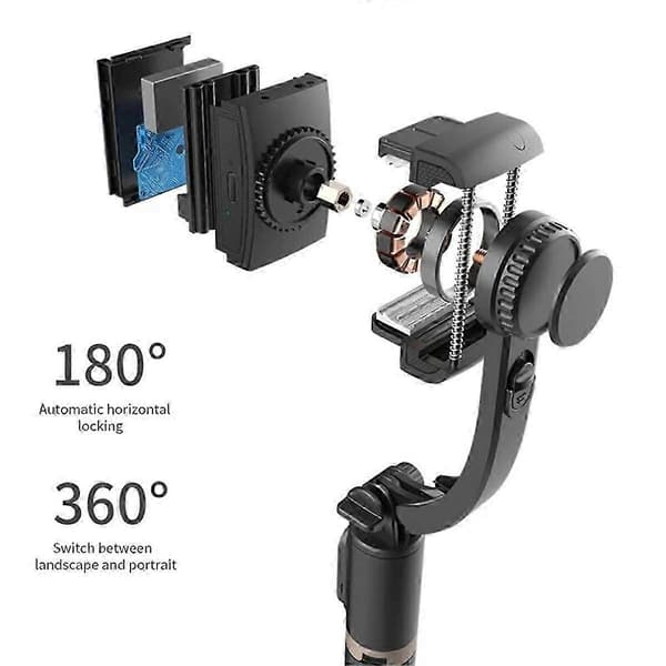 Handhållen Gimbal Stabilisator Selfiepinne Smartphone Actionkameror Bluetooth Stativ