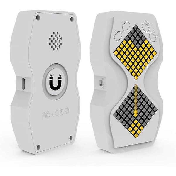 LED Visuell Timglas Timer, 1-60 Minuters Nedräkning med Magnetfäste, Summerlarm & Dimbar Nattlampa, Sandtimer