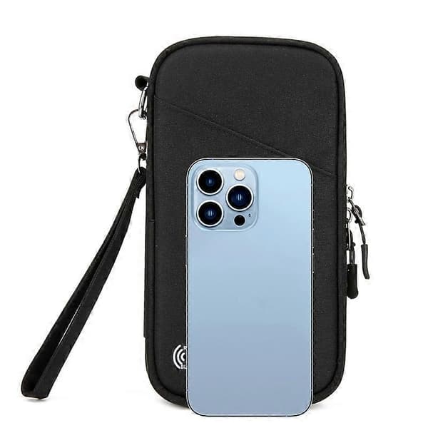 RFID-Blocking Travel Passport Wallet and Document Organizer