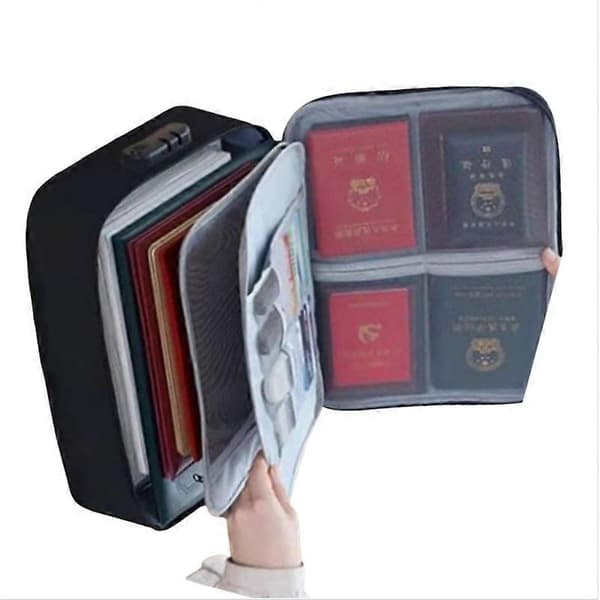 3-Layer Lockable Document Organizer Secure File Storage