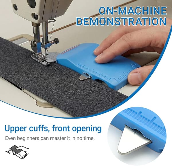 Magnetic Sewing Guide for Sewing Machine 2026 New Multifunctional Magnetic Sewing Guide, Magnetic Sewing Machine Sleeve Tool, 4-in-1 Edge Guide with Built-in