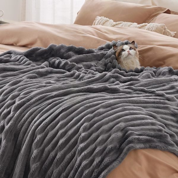 Pehmeä fleece-peitto sohvalle - Superpehmeät ja mukavat peitot naisille, söpö pieni peitto tytöille, 60x80 tuumaa