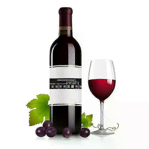 5/10 Fermometer Selvklebende Hjemmebrygging Termometer - Hjemmebrygging Øl Vin Temperatur Sensor Leser Termometer Klistremerke