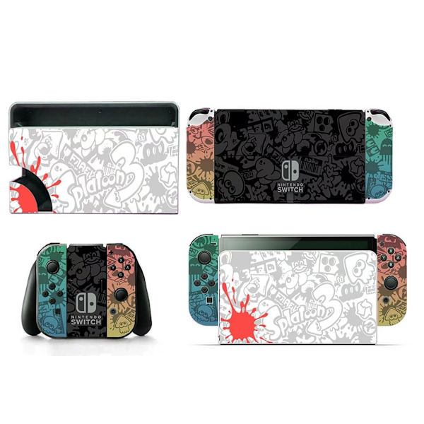 Sopii Switch OLED -tarroille, HipHop Animal, pölytiivis, naarmuuntumaton ja värikkäät tarrat Style09