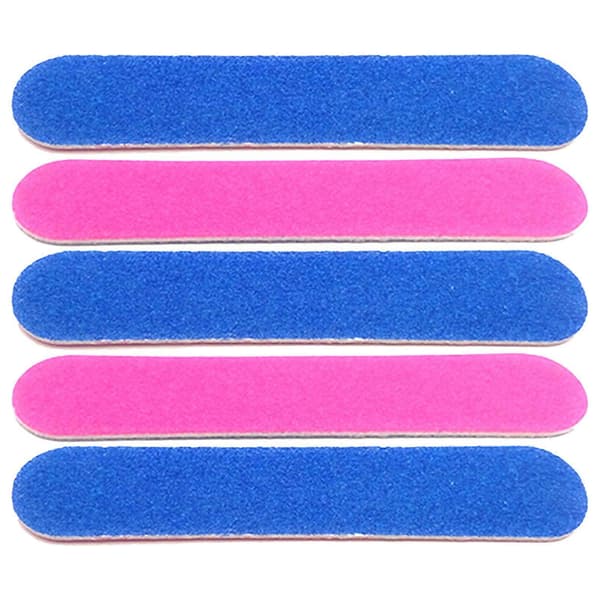 Nagelfilar Dubbelsidiga Emery Boards för polering 5 st