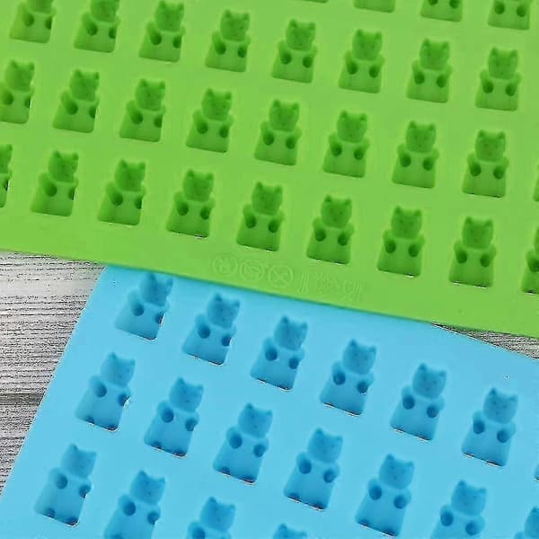HJyang 4st Silikon Gummy Bear Form Med 2 Pipetter ZIP 26s