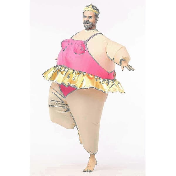 Puhallettava Ballerina-asu