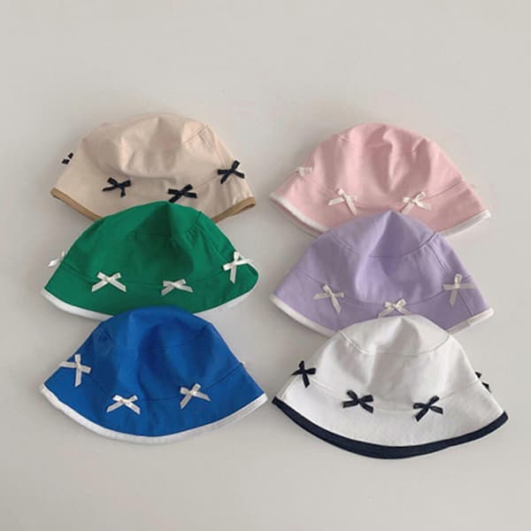 Fiskarhatt Barn Rosett Kepsar Vår Basin Hatt Solskydd Hatt för Pojke Flicka Barn 2-8 År Blå Blue