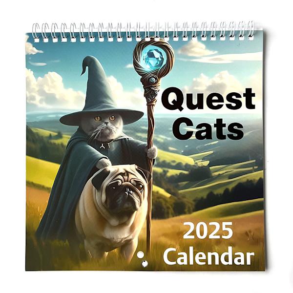 2025 Roaring Twenties -kalenteri 2025 Roaring Twenties -kalenteri 2025 Wizard Cat Calendar