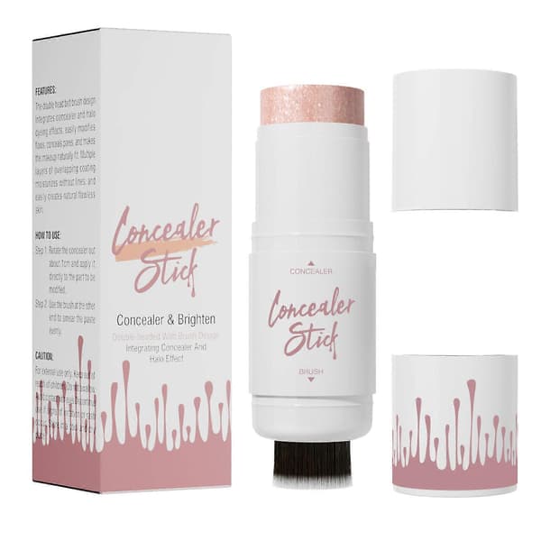 2 i 1 Contouring Stick Dobbelt Hoved Makeup Sticks Bronzer Stick Highlighter Stick Blush Stick til 3D Ansigtsmakeup