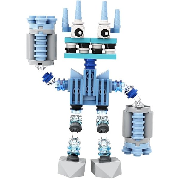 Monster Chorus Cartoon Actionfigur Byggesæt, Wubbox Sing Monsters Anime Byg-og-vis Model Legetøj (101 Dele)