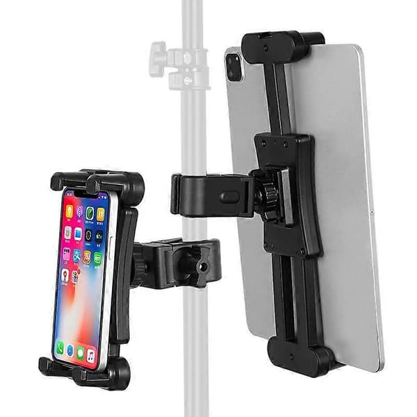 360-graders rotasjon nettbrett telefonholder justerbar klemme multifunksjonell adapterklips