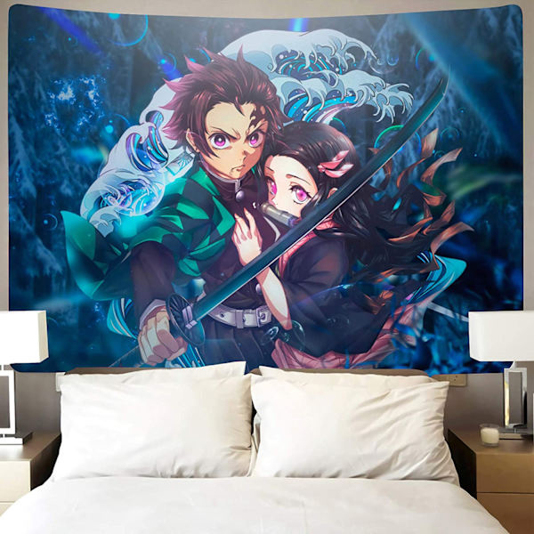 Anime Demon Poster-Anime Gobelin-Anime Poster Dekoration-Anime Gobelin Rollende Schriftrolle, Kann für Geburtstagsfeier Dekoration Gobelin 60x80 Zoll verwendet werden