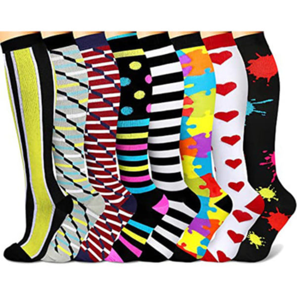 Compression Socks For Women& Men circulation,Socks-Best for Running,Sports,Hiking,Flight travel,Pregnancy