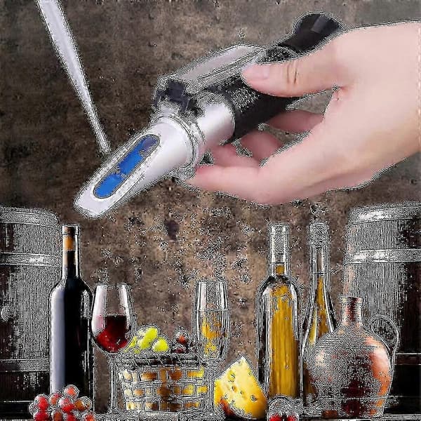 Hydrometer Alkoholtester 0-80% V/V til vin og spiritus SQ2