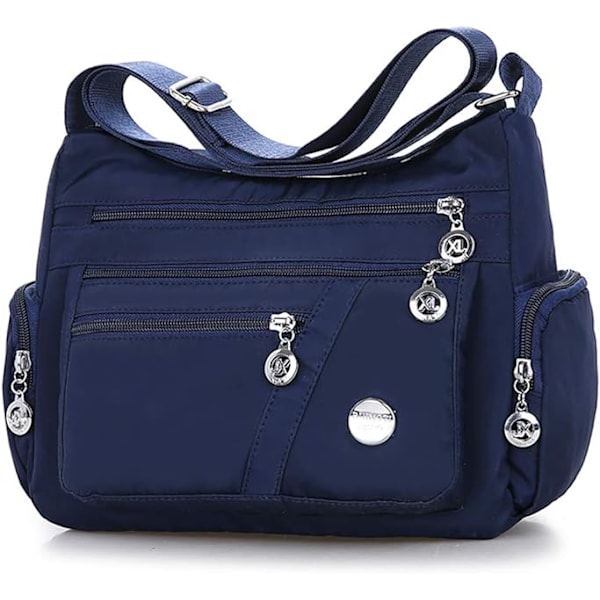 Crossbody tasker til kvinder - Casual håndtasker og skuldertasker - Nylon tote taske - Letvægts vandtæt messenger taske - Anti-tyveri taske