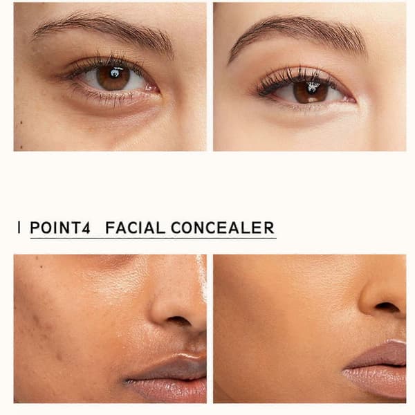Fuld Dækning Concealer 15 Farver Vandfast Formel til Mørke Rande og Urenheder