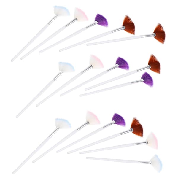 Ansigt Makeup Børste Vifte Maske til Anvendelse i Ansigtet 32 Stk. Sæt Assorteret