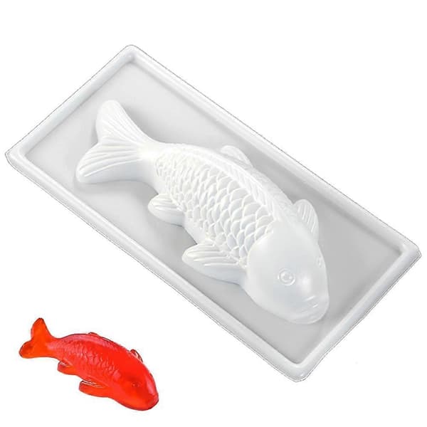 Koi Fisk Silikoneform 20,5 cm Bage- og Chokoladefremstillingsværktøj