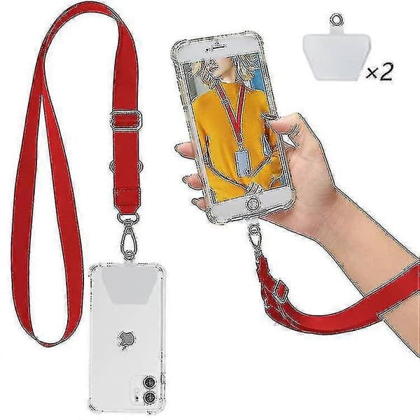 Mobiltelefonrem avtagbart halsband universellt