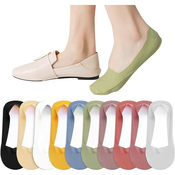 Women Men, Invisible Ice Silk Breathable Socks, Thin Low Cut Non Slip Socks for Flats Boat Sneaker