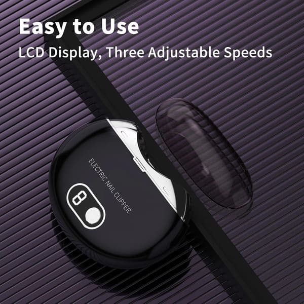Automatic Nail Clippers, Electric Nail Clippers, Black Nail Clippers