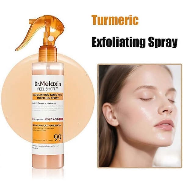 Dr.Melaxin Kojic Gurkemeje Eksfolierende Spray 200ml til Hudoplysning