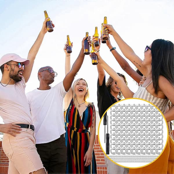 100 sarjaa pullonavaajan sisäosa DIY pullonavaajan laitteisto metallinen pullonavaajan laitteisto olutpullonavaaja DIY