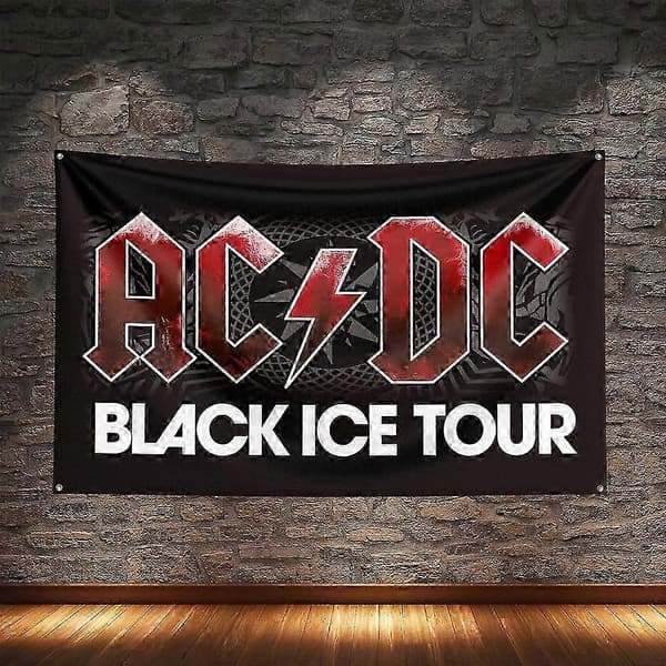 AC/DC Flagga Polyester Digitaltryck Musikbanderoll För Dekoration 25-26