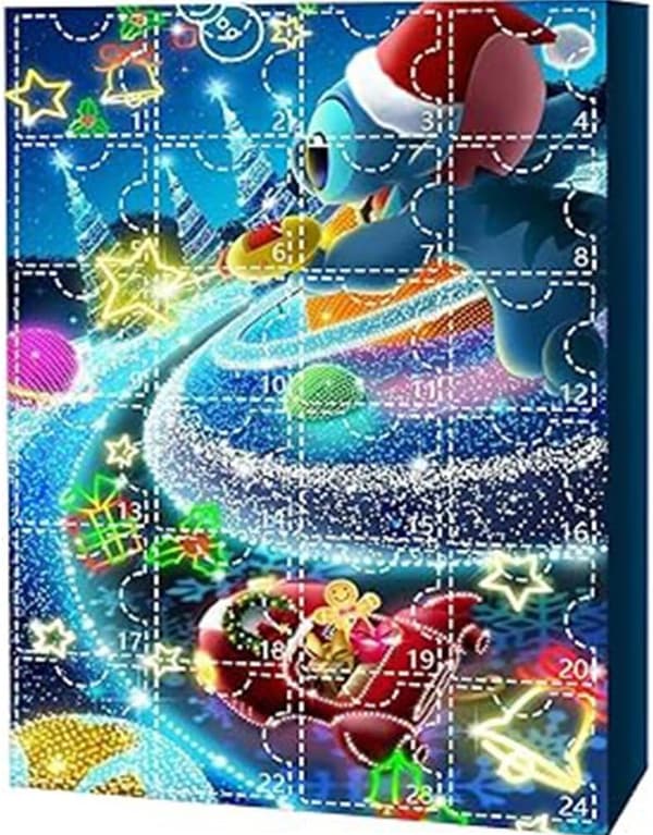 1PC (Stitch) Julkalender Olika Stilar 24 Dagar Christ
