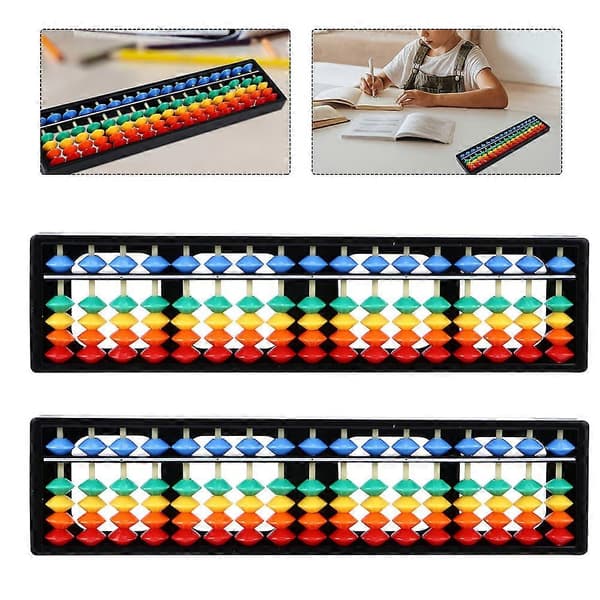 Abacus Plast Abacus Tælleværktøj 2 stk. til studerende med assorterede farver
