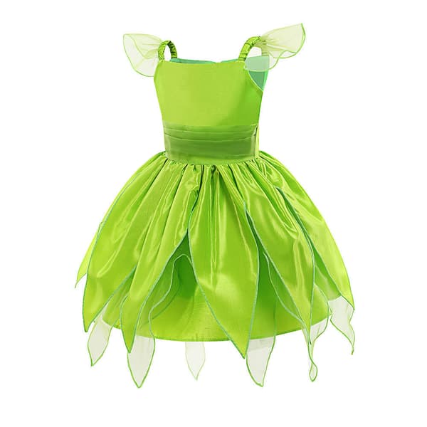 Tinkerbell-kostume til piger Prinsessekjole Fancy fe-kjoler Cosplay-festtøj 80cm