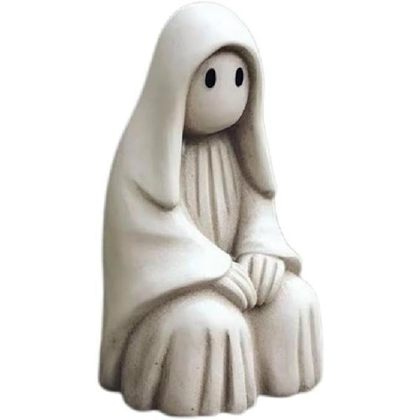 Utendørs hageharpiks spøkelsesstatue Halloween dekorasjonspanel bord for Halloween-fest innendørs dekorasjonsleverandører fest