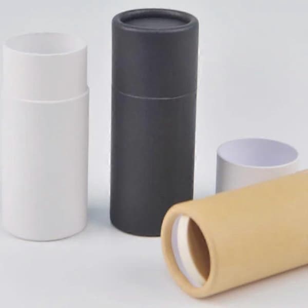 Kraftpapper kosmetikförpackning - 50 st resestorlek push-up tuber för DIY-förvaring 0,6 oz