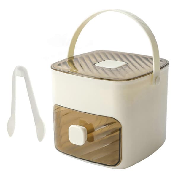 Isbitmaskin Stor Kapasitet Isbitboks for Sommerdrikke White