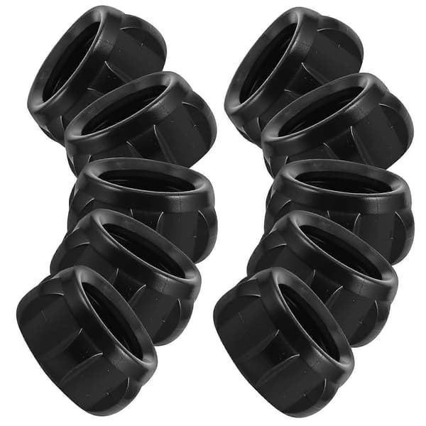 20 STK Plommemutteradapter Bilmonteringsskrueholder Kit for Trådløs Lader Tilbehør – Stilig og Solid Telefonholder Mutter for Ventilasjonsmontering 3.00X3.00X1.40CM Black