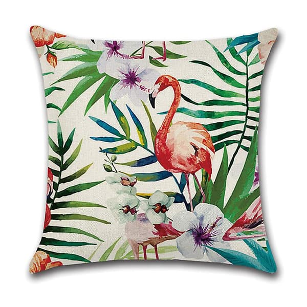 10-pak dekorative pudebetræk - 45x45cm - Frisk stil, forårs- og sommertema - Til sofa, soveværelsesindretning