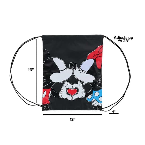 Disney Mikki Minni Pariskunta Suudelma Kiristysnyörireppu one size Black
