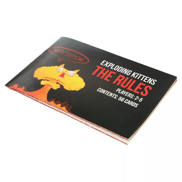 Exploding Kittens NSFW - VUXEN Rysk Roulette Kortspel, Vuxen Drinking Game - Vuxen & Tonårs Kortspel - 2-5 Spelare svart katt