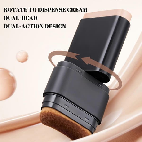 Dobbeltsidig Foundation Stick og Hydrerende Concealer for Lys Hud, Full Dekning, Reisevennlig