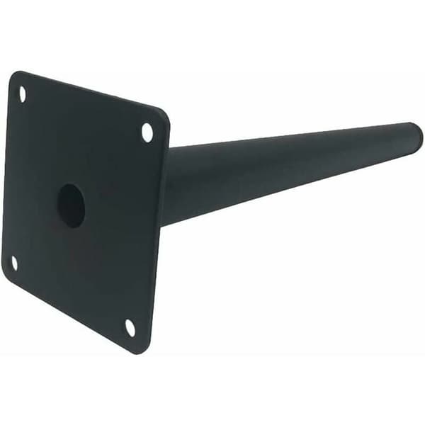 Skrå bordben, metallskapben, koniske møbelben, rustfritt stål (20 cm)
