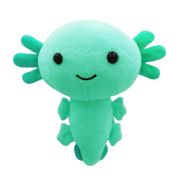 Grön Salamander Docka Plyschleksak Salamander Docka Hexagonal Dinosaurie