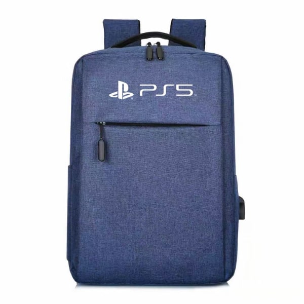 PS5 förvaringsväska PS5 värdförvaringsväska PS5 ryggsäck handväska (Färg: blå) Blue