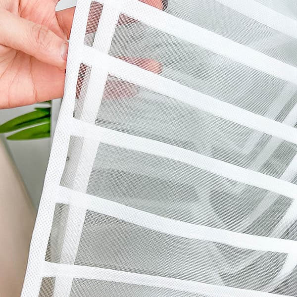 Sammenfoldelig jeans T-shirt Opbevaring Tøjrum Skuffe grå - grey 9 grids
