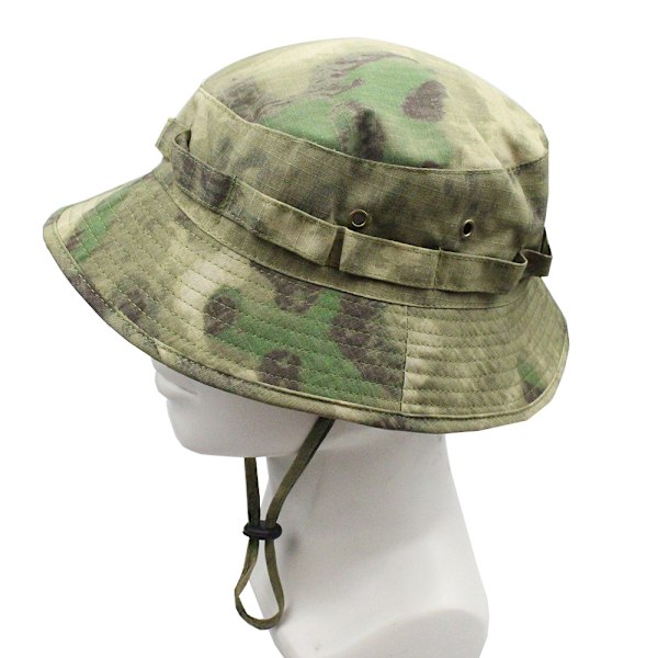 Fiskehatt för utomhus, bergsklättring, jakt, solhatt Green ruins 60cm (applicable to 58-60cm)
