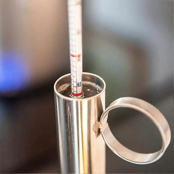 Hydrometer Testkop Sæt - Ahornsirup Densitetssæt, Baume og Skala, Ahornsirupssæt i Rustfrit Stål